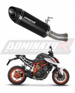 KTM 1290 SUPER Duke / R 2014 - 2016 Terminale di Scarico Marmitta Silenziatore HP8 NERO Low Level + dB killer