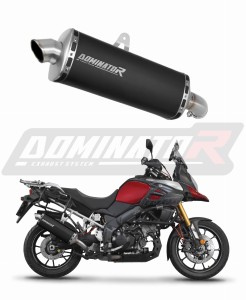 Suzuki DL 1000 V-Strom 2014 - 2016 Terminale di Scarico Marmitta Silenziatore P7 NERO + dB killer