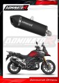 scarico silenziatore DOMINATOR HP7 nero adatto alla moto Suzuki DL 1000 V-Strom 2017 - 2020 2
