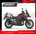 exhaust muffler DOMINATOR HP7 BLACK fits to Suzuki DL 1000 VStrom 2017  2020 5
