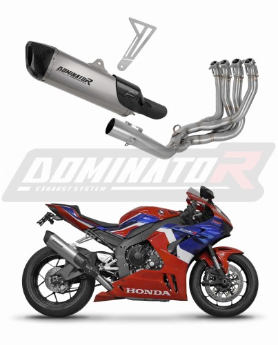 kompletny układ wydechowy z tłumikiem DOMINATOR Full System Tytanowy HP6 pasujący do motocykla Honda CBR 1000RR-R Fireblade / SP 2020 - 2024