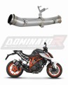 decat mid muffler DOMINATOR Mid Pipe fits to 1290 SUPER DUKE R 2017  2019 2