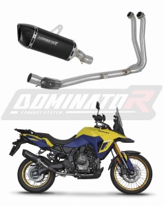Suzuki V-Strom 800 SE / DE 2023 - 2024 Impianto di scarico Collettori Marmitta Silenziatore HP6 NERO + dB killer
