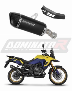 Suzuki V-Strom 800 SE / DE 2023 - 2024 Terminale di Scarico Marmitta Silenziatore HP6 NERO + dB killer