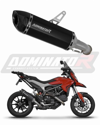 wydech tłumik DOMINATOR HP5 CZARNY pasujący do motocykla Ducati HYPERSTRADA 821 2013 - 2015