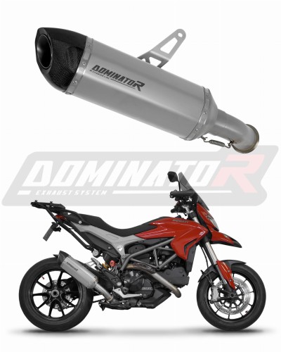 scarico silenziatore DOMINATOR titanio HP5 adatto alla moto Ducati HYPERSTRADA 821 2013 - 2015 5