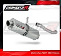 scarico silenziatore DOMINATOR ovale adatto alla moto Suzuki DR 800 S / BIG RIGHT SIDE  2