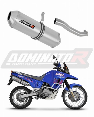 exhaust muffler DOMINATOR OVR fits to Suzuki DR 800 S / BIG RIGHT SIDE  5