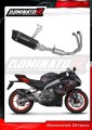 impianto di scarico completo con silenziatore DOMINATOR Full System HP6 nero adatto alla moto Aprilia RS 457 2024 - 2026 2