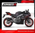 Aprilia RS 457 Exhaust Muffler Manifold Collector Auspuff Sportauspuff Silencer Echappement Silencieux Scarico Marmitta Scarichi Escape Wydech Tłumik Kolektor HP6 BLACK DOMINATOR Full Exhaust System 2