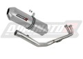 impianto di scarico completo con silenziatore DOMINATOR Full System OVR adatto alla moto YAMAHA T-MAX 500 2008 - 2011