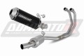 impianto di scarico completo con silenziatore DOMINATOR Full System OV G2 nero adatto alla moto Yamaha MT-03 2020 - 2023 2