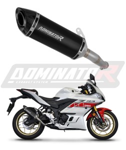 Yamaha YZF-R3 2019 - 2024 Terminale di Scarico Marmitta Silenziatore HP8 NERO + dB killer medium