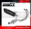 complete exhaust system with muffler DOMINATOR Full System HP8 BLACK fits to Yamaha YZFR3 2019  2024 4
