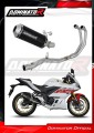 Yamaha YZF-R3 2022 Exhaust Muffler Manifold Collector Auspuff Sportauspuff Silencer Echappement Silencieux Scarico Marmitta Scarichi Escape Wydech Tłumik Kolektor OV BLACK DOMINATOR Full Exhaust System