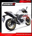 Yamaha YZF-R3 2022 Exhaust Muffler Manifold Collector Auspuff Sportauspuff Silencer Echappement Silencieux Scarico Marmitta Scarichi Escape Wydech Tłumik Kolektor OV BLACK DOMINATOR Full Exhaust System 2