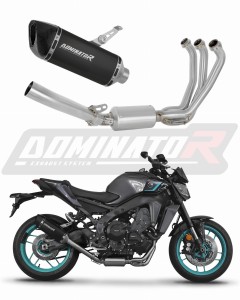 Yamaha MT-09 2024 - 2025 Impianto di scarico Collettori Marmitta Silenziatore HP6 NERO + dB killer