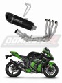 impianto di scarico completo con silenziatore DOMINATOR Full System HP5 nero adatto alla moto Kawasaki ZX10R 2016 - 2020