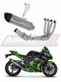 impianto di scarico completo con silenziatore DOMINATOR Full System titanio HP5 adatto alla moto Kawasaki ZX10R 2016 - 2020