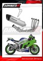 impianto di scarico completo con silenziatore DOMINATOR Full System titanio HP6 adatto alla moto Kawasaki ZX10R / RR 2021 - 2025 2