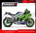 impianto di scarico completo con silenziatore DOMINATOR Full System titanio HP6 adatto alla moto Kawasaki ZX10R / RR 2021 - 2025 4