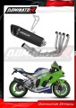 complete exhaust system with muffler DOMINATOR Full System HP6 BLACK fits to Kawasaki ZX10R / RR 2021  2025 2