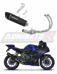 Yamaha YZF R7 2021 - 2024 RACE Impianto di scarico Collettori Marmitta Silenziatore HP6 NERO + dB killer