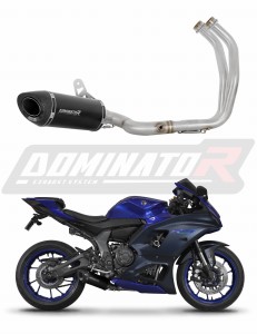 Yamaha YZF R7 2021 - 2024 Sistema di scarico Marmitta Silenziatore HP8 NERO + dB killer