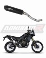 scarico silenziatore DOMINATOR MX2 nero adatto alla moto Yamaha Tenere 700 2021 - 2024
