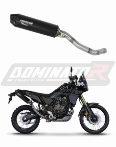 Yamaha Tenere 700 2021 - 2024 Terminale di Scarico Marmitta Silenziatore MX2 NERO + dB killer medium