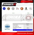 exhaust muffler DOMINATOR MX2 BLACK fits to Yamaha Tenere 700 2021  2024 6