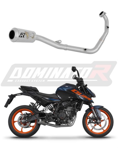 KTM 125 Duke 2024  EXHAUST Collector Manifold Full System Muffler Auspuff Sportauspuff Silencer Echappement Silencieux Scarico Scarichi Escape Wydech Tłumik GPS Dominator Exhaust System x