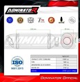 exhaust muffler DOMINATOR titanium HP8 fits the motorcycle KTM 250 Duke 2024  4
