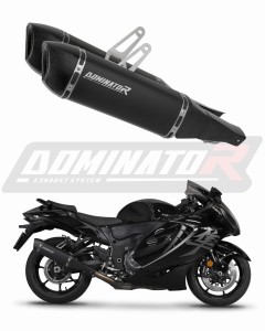 Suzuki GSX 1300 R Hayabusa 2021 - 2026 Terminale di Scarico Marmitta Silenziatore HP6 NERO + dB killer