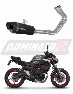 Kawasaki Ninja 650 2023 - 2026 Impianto di scarico Collettori Marmitta Silenziatore HP8 NERO + dB killer