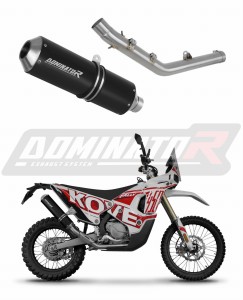 Kove 450 RALLY 2023 - 2025 Terminale di Scarico Marmitta Silenziatore MX NERO + dB killer