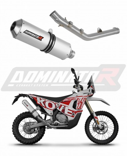 exhaust muffler DOMINATOR MX fits to Kove 450 RALLY 2023  2025