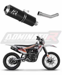 Kayo K5 300 Enduro 2024 - 2025 Terminale di Scarico Marmitta Silenziatore MX NERO + dB killer