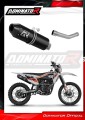 scarico silenziatore DOMINATOR MX2 nero adatto alla moto Kayo K5 300 Enduro 2024 - 2025 2
