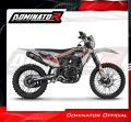 scarico silenziatore DOMINATOR MX2 nero adatto alla moto Kayo K5 300 Enduro 2024 - 2025 4
