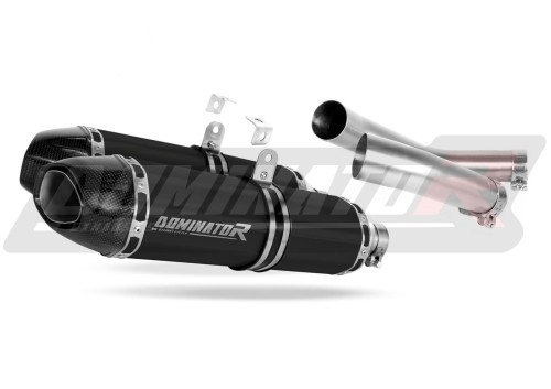scarico silenziatore DOMINATOR HP1 nero adatto alla moto Yamaha YZF R1 1000 RN22 2009 - 2011 2