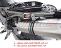 exhaust muffler DOMINATOR HP1 BLACK fits to Aprilia SL 750 Shiver 2007  2016 5