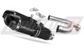 scarico silenziatore DOMINATOR HP1 nero adatto alla moto Aprilia SHIVER 900 2017 - 2019