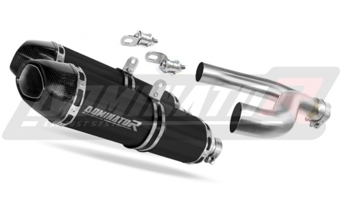scarico silenziatore DOMINATOR HP1 nero adatto alla moto Aprilia SHIVER 900 2017 - 2019