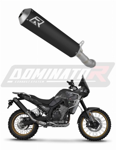 scarico silenziatore DOMINATOR MX nero adatto alla moto Kove 800 X Pro Adventure 2023 - 2026