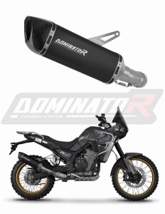 Kove 800 X Pro Adventure 2023 - 2026 Terminale di Scarico Marmitta Silenziatore HP6 NERO + dB killer