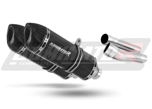 scarico silenziatore DOMINATOR HP1 nero adatto alla moto Ducati MONSTER 900 1993 - 2004