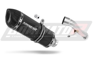 Honda CB 500 1993 - 2003 Terminale di Scarico Marmitta Silenziatore HP1 NERO + dB killer