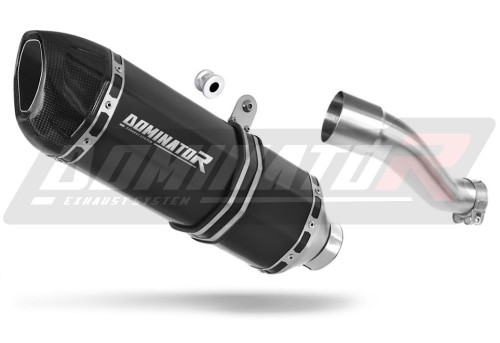 scarico silenziatore DOMINATOR HP1 nero adatto alla moto Honda CB 500 F 2016 - 2019