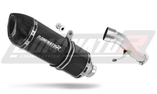 scarico silenziatore DOMINATOR HP1 nero adatto alla moto Honda CBF 500 2004 - 2005